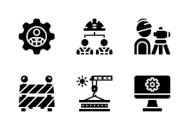 Engineering Or Engineer Icons By Aficons Studio Icon Engineering Pictogram