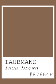 Taubmans Inca Brown 87664f Color