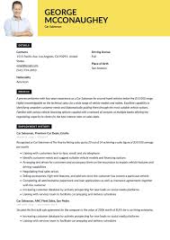 Free car sales resume 4. Car Salesman Resume Writing Guide 17 Resume Templates 2021