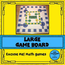 Excuse Me Math Game Board Board Games Math Math Games