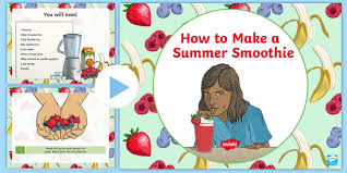 Here's the perfect recipe for the base of a smoothie, according to adler: How To Make A Summer Smoothie Powerpoint