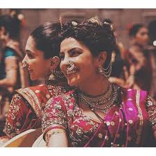Deepika Padukone On Instagram Friendship Goals Forever Deepikapadukone Priyankachopra Wedding Saree Indian Marathi Bride Indian Wedding Dress