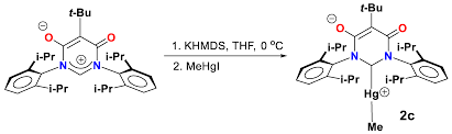 Molecules Free Full Text Mercury Ii Complexes Of Anionic N Heterocyclic Carbene Ligands Steric Effects Of The Backbone Substituent