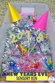 New Year S Eve Sensory Bin New Year S Eve Crafts New Year S Eve Activities Preschool Crafts