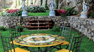 Ceramiche Casola Tables Of Ceramic In Positano And Amalfi Coast Patio Makeover Outdoor Tables Table