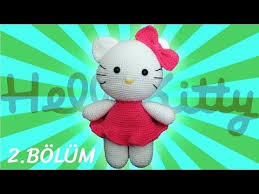 Amigurumi Hello Kitty Kedi Yapimi 2 Bolum Kulak Ve Bacak Yapimi Orme Bebek 2 4 Youtube Hello Kitty Amigurumi Orme Bebekler