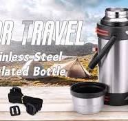 Amazon.com: Olerd 64oz/Half Gallon Large Coffee Thermoses for Travel -  Insulated Water Jug Classic Vacuum Bottle with Plastic Cup - 2.0L Stainless  ...