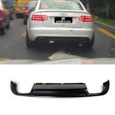 A6 Pu Rear Bumper Lip Diffuser For Audi A6 Standard Bumper 2010 2011 Audi A6 Audi Bumpers