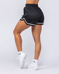 Womens 3" Basketball Shorts - Black – Muscle Nation