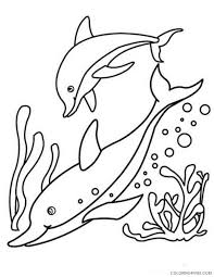 Dolphins coloring pages will appeal to all those who love these beautiful sea animals. Dolphin Coloring Pages Swimming Underwater Coloring4free Coloring4free Com