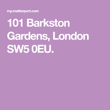 101 Barkston Gardens London Sw5 0eu London London Uk Virtual Tour