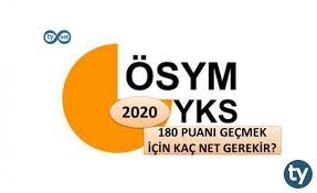 2020 yks puan türlerine göre 180 puan barajı geçmek için hem tyt sınavında hem de ayt sınavında belirli sayıda net çıkarmak gerekmektedir. 2020 Yks Barajini Gecmek Icin Kac Net Gerekir