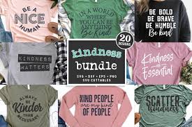 Download Kindness Bundle Svg Kind Shirt Designs 1154787 Cut Files Design Bundles