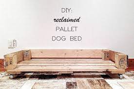 This project was so fun and easy, and it made my dog so happy! Make This Wood Pallet Dog Bed Hello Scarlett Blog