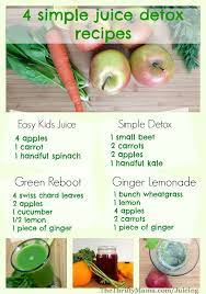 You'll love how easy it is to whip up a batch of homemade juice with our juicing tips. Healthy Juicing Recipes 4 Simple And Easy Juice Recipes Natural Thrifty Easy Juice Recipes Detox Juice Recipes Detox Juice