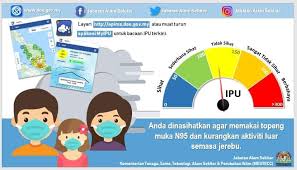 Jerebu diukur menggunakan indeks pencemaran udara (ipu) yang merangkumi habuk halus (bersaiz 10 mikron ke bawah) dan untuk mendapatkan maklumat mengenai bacaan ipu terkini di tempat anda, boleh lihat di pautan ini. Nasihat Semasa Jerebu Orang Jabatan Alam Sekitar Facebook