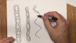 Learn how to draw chain links pictures using these outlines or print just for coloring. How To Draw 3d Chain Quick Easy Anyone Can Do This Maybe Youtube