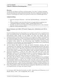 Klausur Mit Erwartungshorizont Zu Adenauers Westintegration Unterrichtsmaterial Im Fach Geschichte In 2020 Aufgabenstellung Berufliche Bildung Geschichte