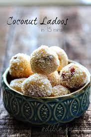 12 Quick Diwali Sweets Under 20 Mins Easy Diwali Sweet Recipes Indian Desserts Diwali Sweets Recipe Coconut Ladoo Recipe