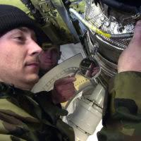 SENIOR AIRMAN Arthur Gringle, a Tool Issue Monitor with the 4410 Airlift  Squadron (AS) issues a C-130 Maintenance Tool Box to SENIOR AIRMAN Buddy  Gerhardt, an Electric and Environmental Maintenance Technician for