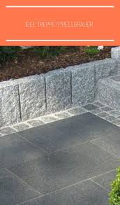 Idee Treppe Hellgrauer Granit Randstein Als Beeteinfassung Front Garden Wall Design In 2020 Beeteinfassung Granit Randsteine Randsteine