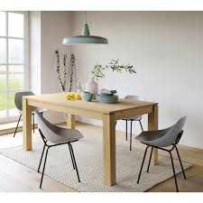 Table De Salle A Manger A Rallonges En Bois L 160 Cm Danube Maisons Du Monde Table Salle A Manger Table A Manger Extensible Table A Manger 10 Places