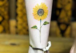 Sunflower tattoos are warm and inviting and typically send an uplifting message. Top 57 Best Small Sunflower Tattoo Ideas 2021 Inspiration Guide