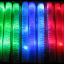 100pc Glow Sticks Light Up Colorful Flashing Led Light Stick For Party Festival Foam Stick Led Party Supplies Support Customize Glow Party Supplies Aliexpress