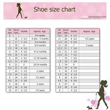 Kids Shoe Size Chart Shoe Size Chart Kids Baby Shoe