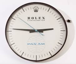 Rolex Pan Am Clock For Sale On Ebay The Holy Grail Of Wall Clocks Clock Clocks For Sale Rolex