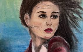 Hi everyone, this is my newest painting, painted with soft pastels. I  create energy paintings wich carry a message 💫✨️ This is "Dive into the  flow of life" It appels to you