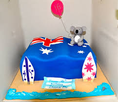 Australian Theme Birthday Cake Birthday Cakes Australia Cake Australia Party Themed Birthday Cakes
