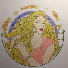 The artemisia coloring page giveaway. Vivianne S Review Of The Lunar Chronicles Coloring Book