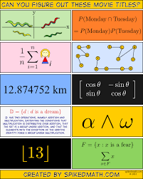 Math Quiz Can You Figure Out These Movie Titles Pic Math Movies Math Jokes Math Humor