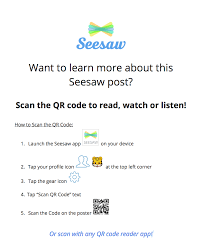 How To Scan Seesaw Item Qr Code Poster Seesaw Help Center Seesaw Seesaw App Classroom Technology