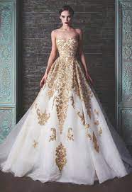 Gold Dress With Images Gowns Wedding Dresses Beautiful Gowns