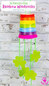 Paper Cup St Patrick S Day Windsock Craft In 2021 Craft Activities For Kids Windsock Craft Paper Cup Crafts