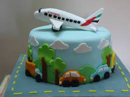 Angel food, pound & pudding cakes. Airplane Made Of Gumpaste Cars And Trees Clouds Al Fondant Chocolate Cake With Chocolate Ganache Fi Airplane Cake Airplane Birthday Cakes Planes Cake