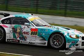 808 Hatsune Miku Studie Glad Bmw Z4 Yasushi Kikuchi Shozo Tagahara Taku Banba At Suzuka Ii Bmw Z4 Racing Suzuka
