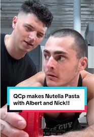 Nick Digiovanni and Albert Can Cook Kiss