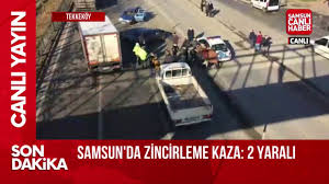 Samsun kaza içerikleri, son dakika haberleri ve daha fazlası haber7'de. Canli Samsun Da Zincirleme Trafik Kazasi 2 Yarali Youtube
