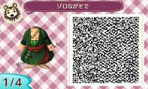 マイデザイン ロロノア ゾロ アニメワンピース とびだせどうぶつの森 qrコードを作った ハピ森マイデザインアトリエ どうぶつの森 とび森 マイデザイン とび森 服