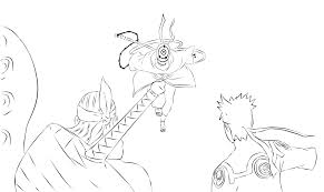 These alphabet coloring sheets will help little ones identify uppercase and lowercase versions of each letter. Killer Bee And Naruto Vs Tobi Lineart By Advance996 On Deviantart