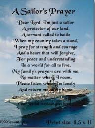 Navy 1 Sailor S Prayer Poem Print No Us S H Fee Sailor S Prayer Navy Quotes Navy Girlfriend
