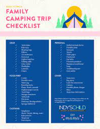 We did not find results for: What To Pack Family Camping Checklist Indy S Child Magazine