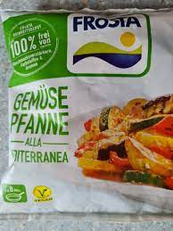 Diese mischung enthält roten paprika, zuckererbsenschoten, porree die gemüsepfanne thai hat sehr lecker geschmeckt. Frosta Mediterrane Gemusepfanne Kalorien Neue Produkte Fddb