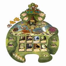 You place your worker at different areas to get different resources, exchange them to build different cards, and continue. Buy Everdell Board Games Starling Games