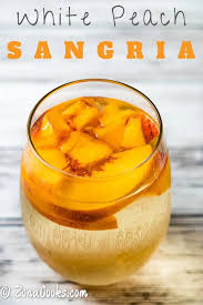 When you are preparing peach sangria drink, you can use peach juice, peach schnapps, and peach liqueur to make it flavorful and sparkling. Best Ever Peach Sangria 3 Ingredients 5 Minutes Zona Cooks