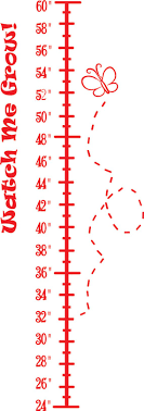 Growth Chart Decals Movie Theater Deland Florida