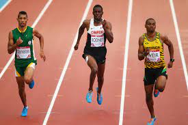 Wayde van niekerk (rsa) of south africa reacts after winning the gold medal and setting a new world record in the men's 400m final. Wayde Van Niekerk On How He Accidentally Discovered The 400m Spikes